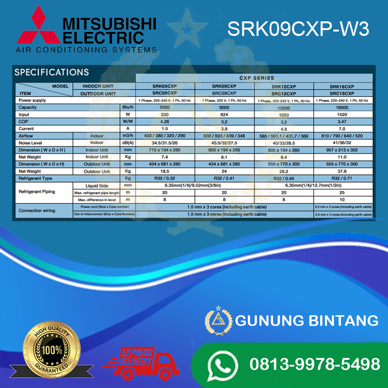 SRK09CXP-W3 SPEK
