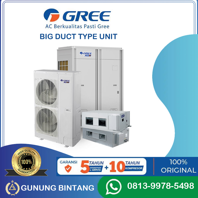 GREE FGR25PD/DNA-X (R410A) 9,5 PK – BIG DUCT TYPE UNIT - INVERTER